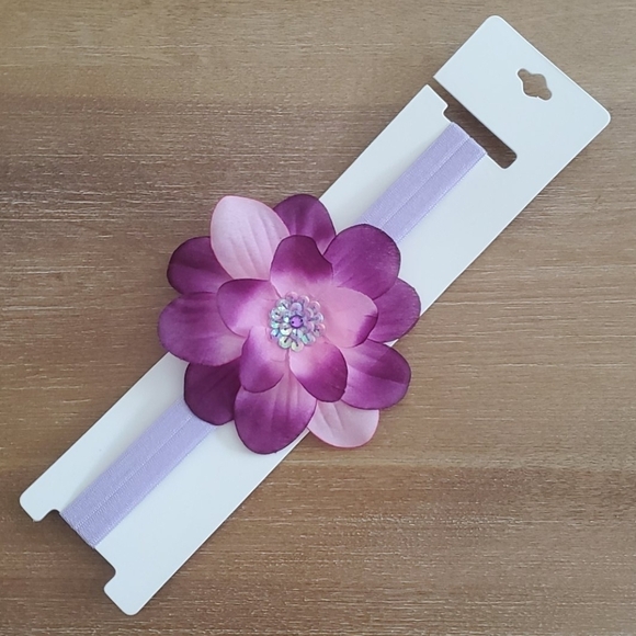 NWT Sequin Flower Headband - Picture 1 of 2